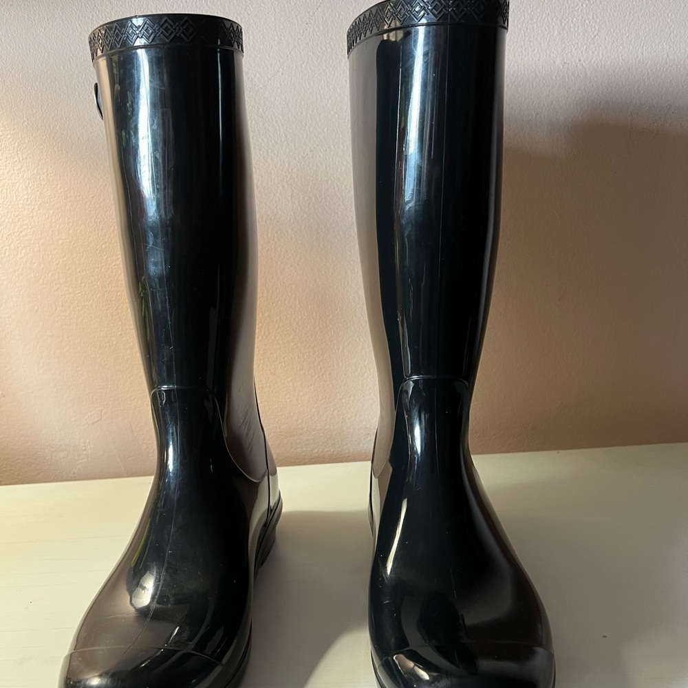 UGG Women's Black Rain Boots
